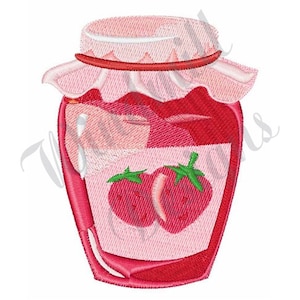 Strawberry Jam - Machine Embroidery Design, Embroidery Designs, Machine Embroidery, Embroidery Patterns, Embroidery Files, Instant Download