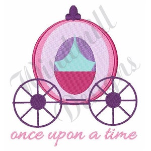 Cinderella Kutsche - Maschine Stickerei Design, Stickerei Designs, Maschine Stickerei, Stickmuster & Dateien, sofortiger Download