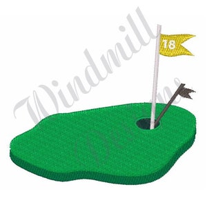 Golf Green - Machine Embroidery Design, Embroidery Designs, Machine Embroidery, Embroidery Patterns, Embroidery Files, Instant Download