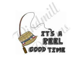 Gone Fishing Machine Embroidery Design, Embroidery Designs, Machine Embroidery, Embroidery Patterns, Embroidery Files, Instant Download
