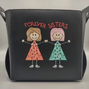 Forever Sisters - Machine Embroidery Design, Embroidery Designs, Machine Embroidery, Embroidery Patterns, Embroidery Files, Instant Download