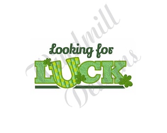Looking For Luck Machine Embroidery Design, Embroidery Designs, Machine Embroidery, Embroidery Patterns, Embroidery Files, Instant Download