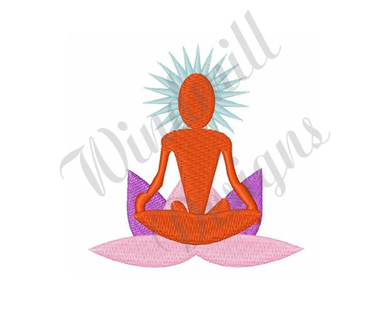 Yoga machine Embroidery Design Embroidery Designs Machine Etsy