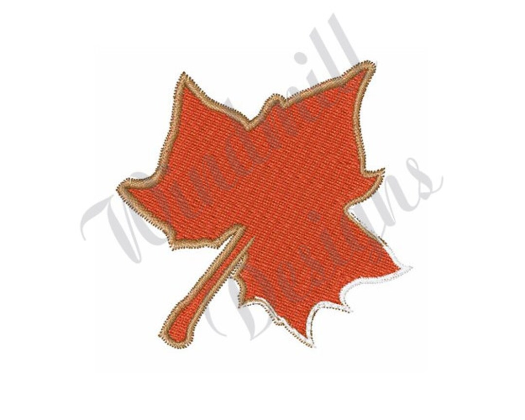 Fall Maple Leaf - Machine Embroidery Design, Autumn Decoration for Your ...