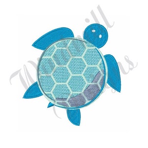 Sea Turtle - Machine Embroidery Design, Embroidery Designs, Machine Embroidery, Embroidery Patterns, Embroidery Files, Instant Download