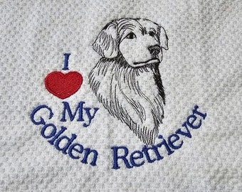 ゴールデンレトリバーの頭 - 機械刺繍デザイン - 3サイズ、かわいい犬
