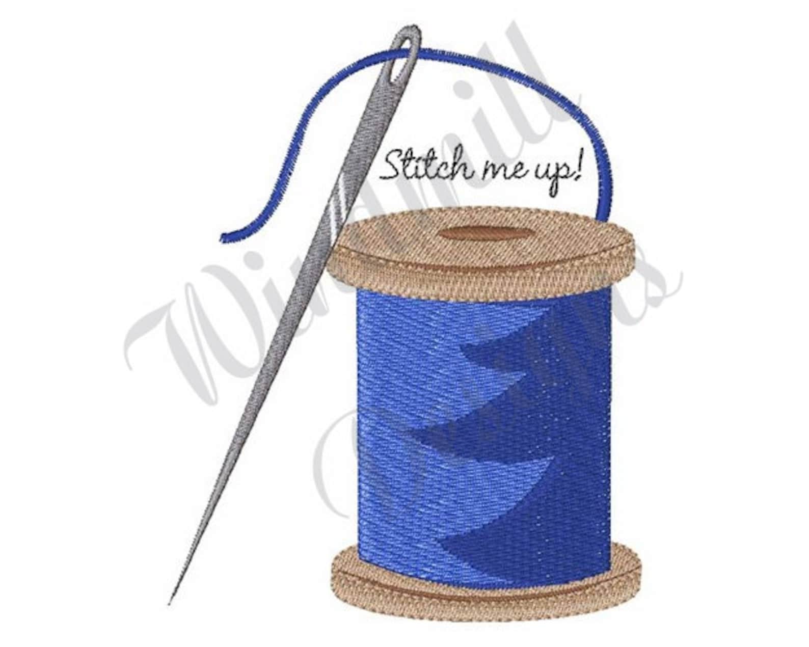 Spool of Thread Machine Embroidery Design Embroidery Etsy