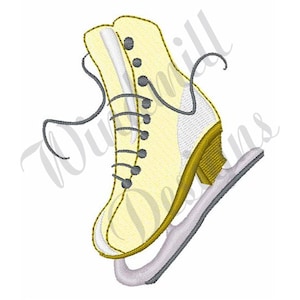 Ice Skate - Machine Embroidery Design, Embroidery Designs, Embroidery Patterns, Embroidery Files, Instant Download