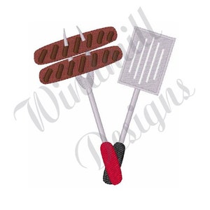 King Of The Grill Stickdatei, Stickmuster, Maschinenstickerei, Stickmuster, Stickdateien, Instant Download