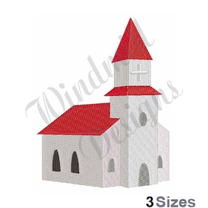 Church - Machine Embroidery Design, Embroidery Designs, Machine Embroidery, Embroidery Patterns, Embroidery Files, Instant Download