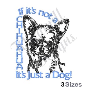 Chihuahua Dog - Machine Embroidery Design, Embroidery Designs, Machine Embroidery, Embroidery Patterns, Embroidery Files, Instant Download