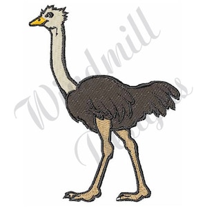 Ostrich - Machine Embroidery Design, Embroidery Designs, Machine Embroidery, Embroidery Patterns, Embroidery Files, Instant Download