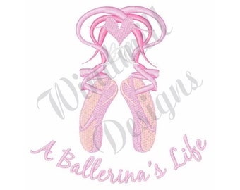 Ballerinas Slippers Machine Embroidery Design, Embroidery Designs, Machine Embroidery, Embroidery Pattern, Embroidery File, Instant Download