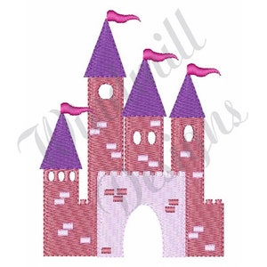 Princess Castle - Machine Embroidery Design, Embroidery Designs, Embroidery Patterns, Embroidery Files, Instant Download