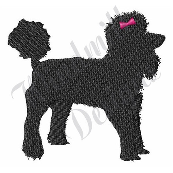 Black Poodle - Machine Embroidery Design, Embroidery Designs, Machine Embroidery, Embroidery Patterns, Embroidery Files, Instant Download