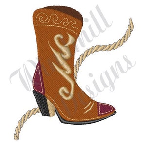 Cowgirl Boot - Machine Embroidery Design, Embroidery Designs, Machine Embroidery, Embroidery Patterns, Embroidery Files, Instant Download