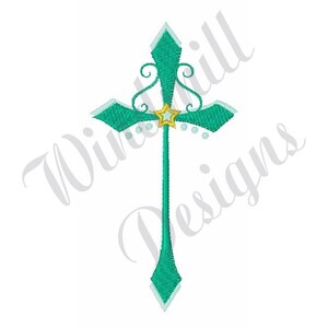 Decorative Cross - Machine Embroidery Design, Embroidery Designs, Embroidery Patterns, Embroidery Files, Instant Download