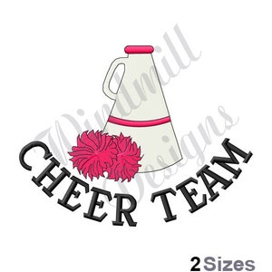 Cheer Team - Machine Embroidery Design, Embroidery Designs, Machine Embroidery, Embroidery Patterns, Embroidery Files, Instant Download