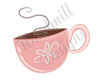 Coffee Mug - Machine Embroidery Design, Embroidery Designs, Machine Embroidery, Embroidery Patterns, Embroidery Files, Instant Download