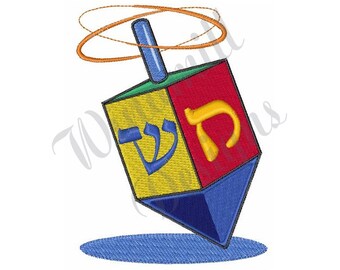 Dreidel - Machine Embroidery Design, Embroidery Designs, Machine Embroidery, Embroidery Patterns, Embroidery Files, Instant Download