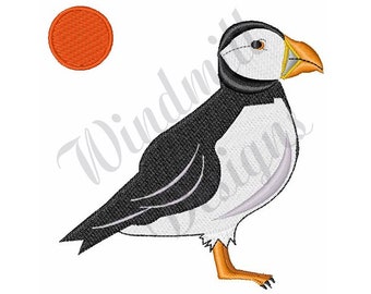 Puffin Penguin - Machine Embroidery Design, Embroidery Designs, Machine Embroidery, Embroidery Patterns, Embroidery Files, Instant Download