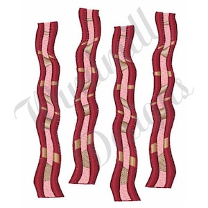 Rebanadas de tocino - Diseño de bordado a máquina, Diseños de bordado, Patrones de bordado, Archivos de bordado, Descarga instantánea