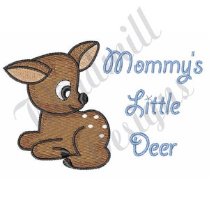 Mommy&#39;s Little Deer Machine Embroidery Design, Embroidery Designs, Machine Embroidery, Embroidery Patterns & Files, Instant Download