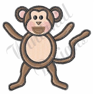 Cute Monkey - Machine Embroidery Design, Embroidery Designs, Machine Embroidery, Embroidery Patterns, Embroidery Files, Instant Download