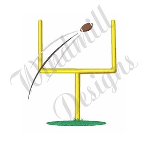 Torpfosten Feldtor Fußball - Stickdatei, Stickdateien, Maschinenstickerei, Stickmuster, Instant Download