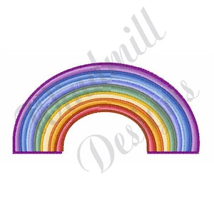 Rainbow - Machine Embroidery Design, Embroidery Designs, Machine Embroidery, Embroidery Patterns, Embroidery Files, Instant Download