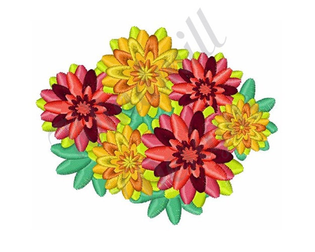 Flower Bouquet - Machine Embroidery Design, Embroidery Designs ...