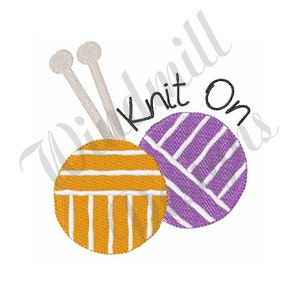 Ball Of Yarn Knit - Machine Embroidery Design, Embroidery Designs, Embroidery Patterns, Embroidery Files, Instant Download