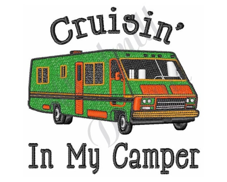 Rv camper machine embroidery design embroidery designs  etsy Rv camper machine embroidery design embroidery designs  etsy