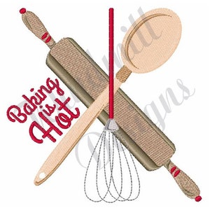 Love Baking - Machine Embroidery Design, Embroidery Designs, Machine Embroidery, Embroidery Patterns, Embroidery Files, Instant Download