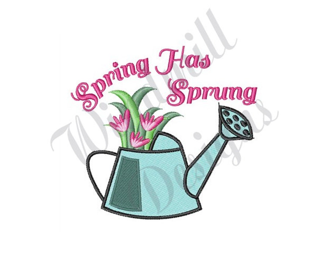 Spring Has Sprung Machine Embroidery Design, Embroidery Designs ...