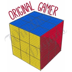 Rubiks Cube - Machine Embroidery Design, Embroidery Designs, Machine Embroidery, Embroidery Patterns, Embroidery Files, Instant Download