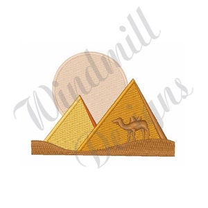 Egypt Pyramids - Machine Embroidery Design, Embroidery Designs, Machine Embroidery, Embroidery Patterns, Embroidery Files, Instant Download