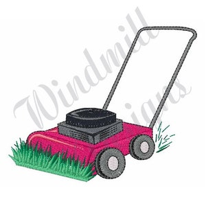 Rasenmäher - Maschine Stickerei Design, Stickerei Designs, Maschine Stickerei, Stickmuster, Stickdateien, sofortiger Download