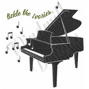 Piano à queue pour bébé-motif de broderie machine, motifs de broderie, broderie machine, motifs de broderie, fichiers de broderie, téléchargement immédiat