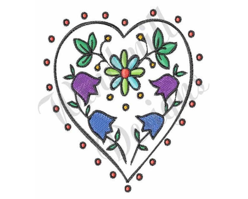 Machine Embroidery Designs Flower Heart Machine Embroidery Designs Flower Heart