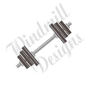 Barbells - Machine Embroidery Design, Embroidery Designs, Machine Embroidery, Embroidery Patterns, Embroidery Files, Instant Download