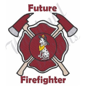 Future Firefighter Machine Embroidery Design, Embroidery Designs, Machine Embroidery, Embroidery Patterns, Embroidery File, Instant Download