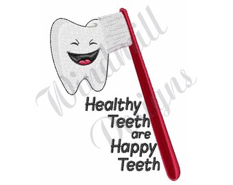 Toothbrush - Machine Embroidery Design, Embroidery Designs, Machine Embroidery, Embroidery Patterns, Embroidery Files, Instant Download