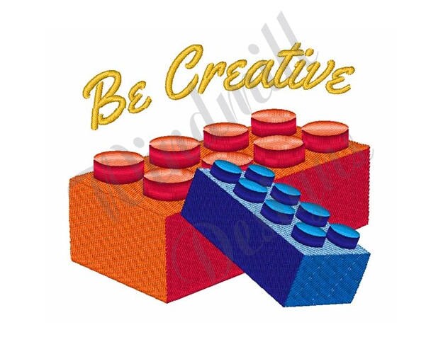 Lego Blocks Machine Embroidery Design Embroidery Designs Etsy