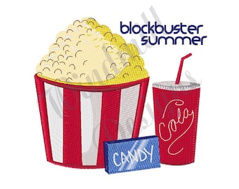 Blockbuster Summer - Machine Embroidery Design