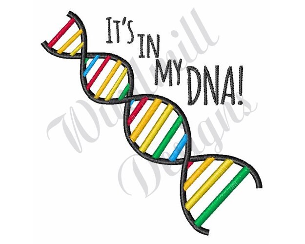 DNA Strand - Machine Embroidery Design, Embroidery Designs, Machine Embroidery, Embroidery Patterns, Embroidery Files, Instant Download