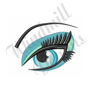 Womans Eye - Machine Embroidery Design, Embroidery Designs, Machine Embroidery, Embroidery Patterns, Embroidery Files, Instant Download