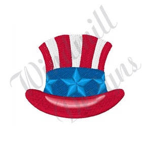 Uncle Sam Top Hat Machine Embroidery Design, Embroidery Designs, Machine Embroidery, Embroidery Patterns, Embroidery Files, Instant Download