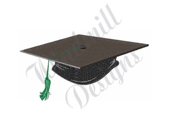 Graduation Cap - Machine Embroidery Design, Embroidery Designs, Machine Embroidery, Embroidery Patterns, Embroidery Files, Instant Download