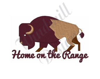 Buffalo - Machine Embroidery Design, Embroidery Designs, Machine Embroidery, Embroidery Patterns, Embroidery Files, Instant Download